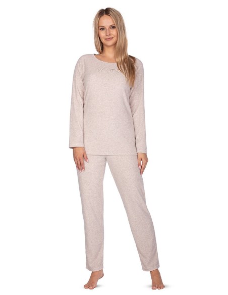 Piżama 643 dł/r frotte 2xl damska Regina