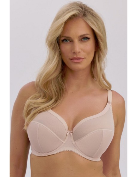 Biustonosz semi-soft sara art.001 beżowy Gaia