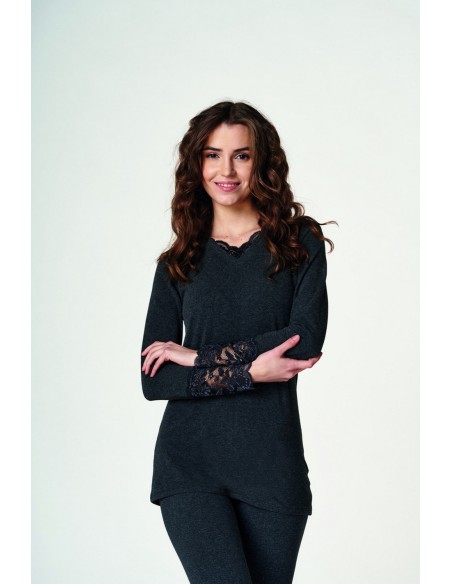 Podkoszulek damski z długim rękawem hot touch Key LVD 729 4 