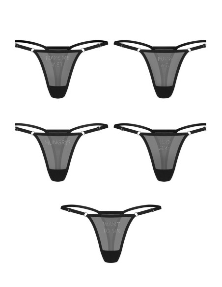 Violami stringi 5-pak Obsessive