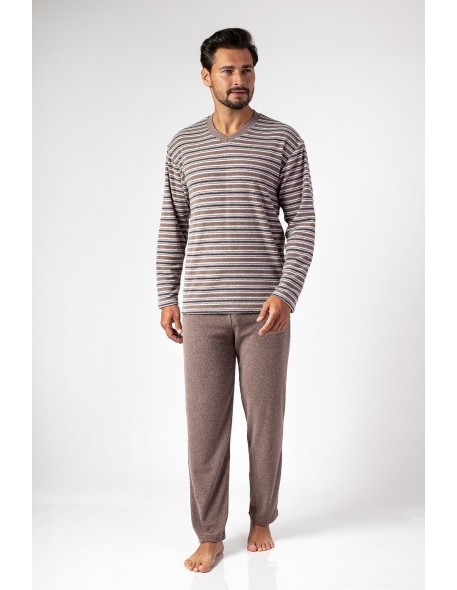 Piżama 450 dł/r frotte 2xl-3xl męska Regina