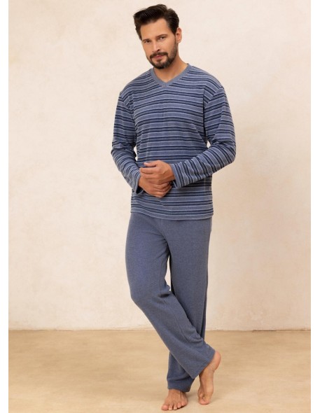 Piżama 490 dł/r 2xl z25/26 męska frotte Regina