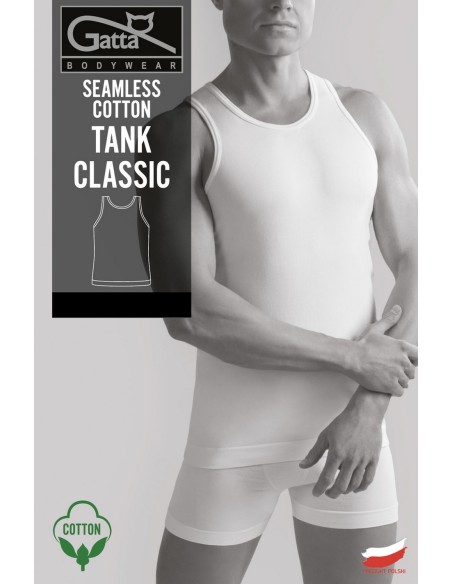 Podkoszulek tank top męski Gatta Seamless Cotton Tank Classic 42407S 