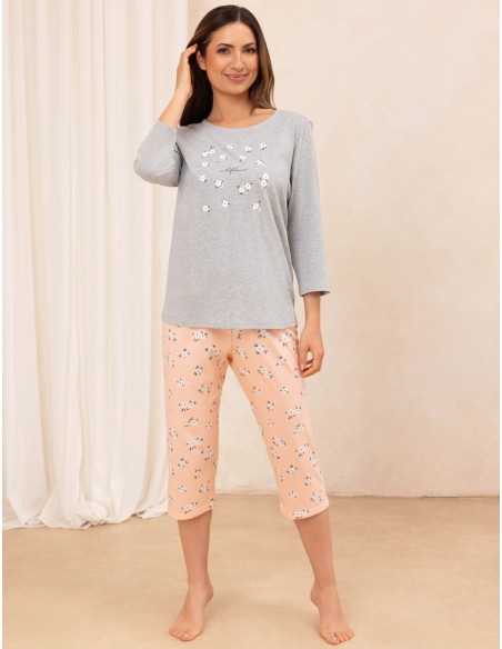 Pajamas 707 3/4 m-xl z25/26 women's Regina