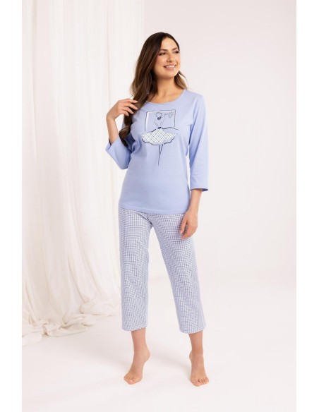 Pajamas 716 3/4 m-xl z25/26 women's Regina