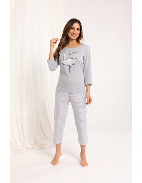 Pajamas 716 3/4 m-xl z25/26 women's Regina