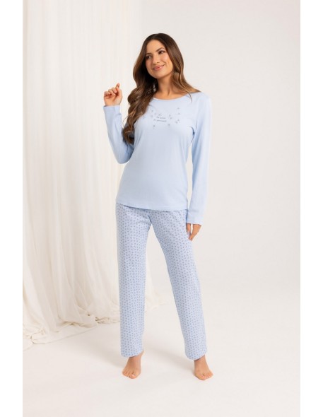 Piżama 708 dł/r m-xl z25/26 damska Regina