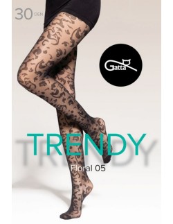 Floral 05 - 30 den Gatta