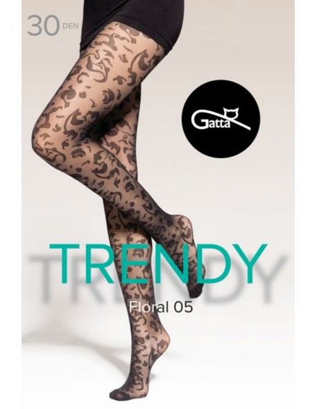 Floral 05 - 30 den Gatta