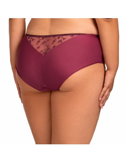 Nel n02-high panties burgundowe Nessa