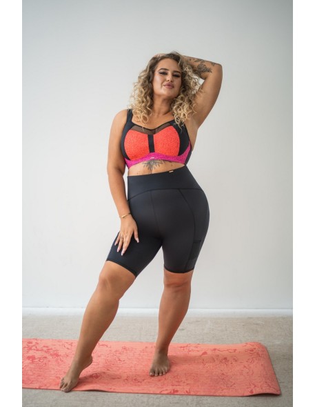 Sportowe leginsy z elastycznym pasem Krisline...