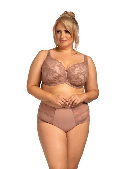 Nessa Ana padded beż, biustonosz usztywniany dla dużego biustu