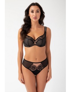 Bra half padded alicante k647 black Gorsenia 2
