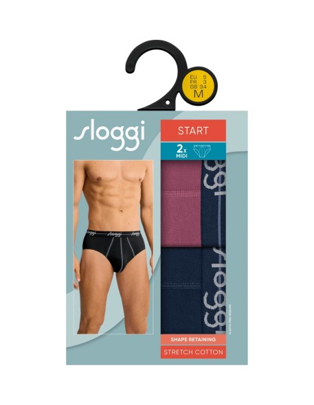 men start midi c2p box violet Sloggi