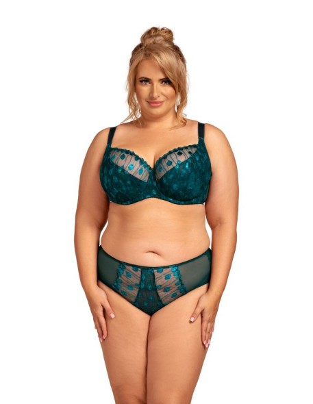 Miękki stanik koronkowy Nessa Ines butelkowa...