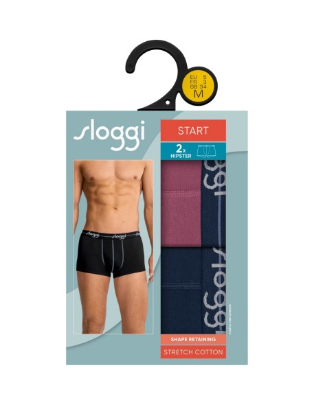 men start hipster c2p box violet Sloggi