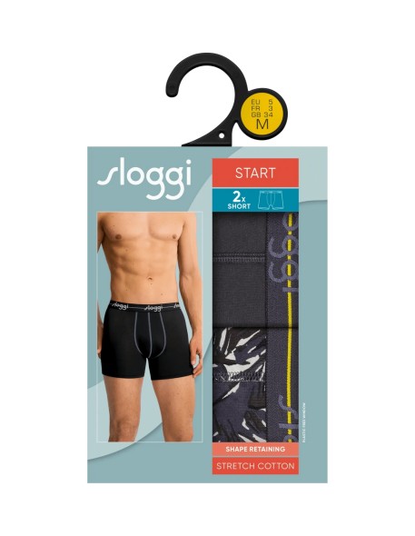 men start short c2p box light grey melange Sloggi