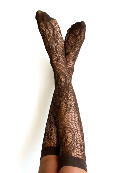 Podkolanówki sisi ażur Veneziana