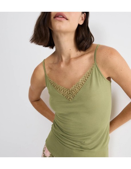 Aura spotlight camisole olive gold Triumph