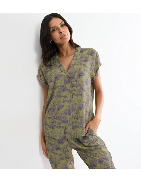 Triumph Piżama damska Boyfriend fit PW X green...