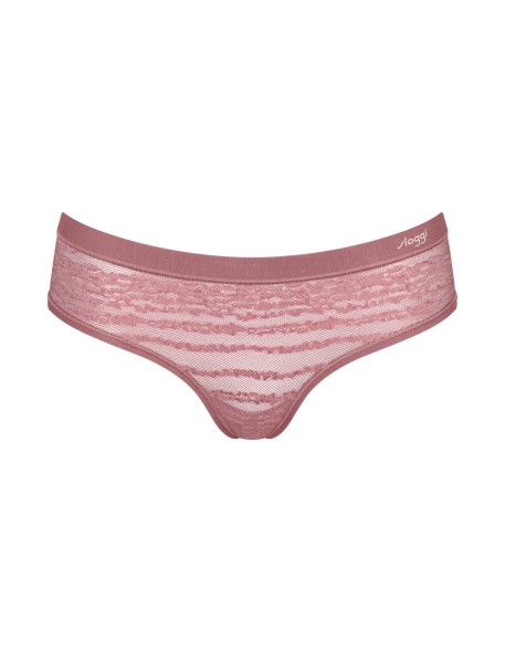 free evolve hipster lace date night pink Sloggi