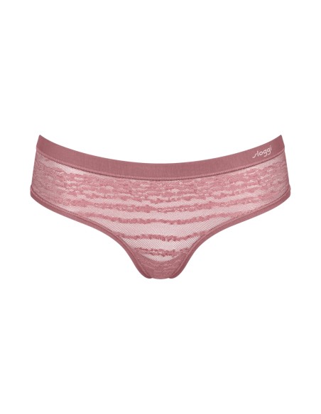 free evolve hipster lace date night pink Sloggi