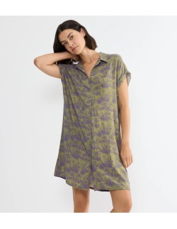 Koszula nocna rozpinana Triumph Boyfriend Fit NDW X green 2