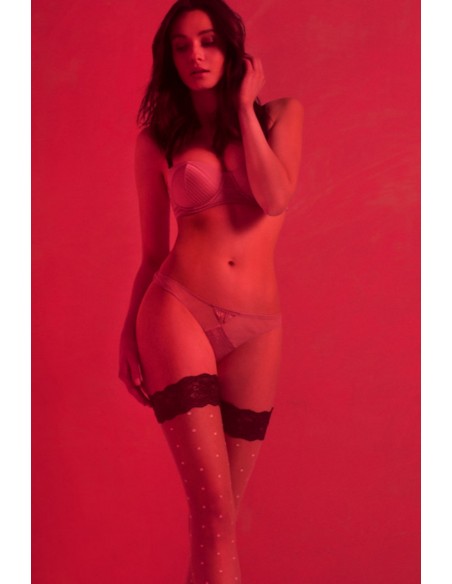 Sparkling - stockings self-supporting 20 den Fiore