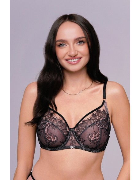 Biustonosz av 2207 black maxi Ava