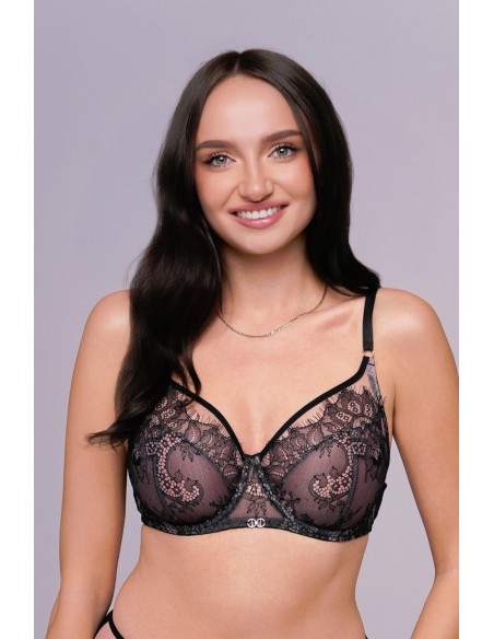 Biustonosz av 2207 black maxi Ava