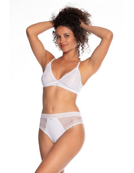 Figi damskie bikini Lama L-4004BI-01, z delikatną koronką i wygodnym krojem