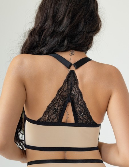 Bra soft fastened with przodu Krisline Lime