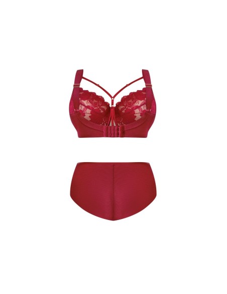 Biustonosz koronkowy Krisline Cherry soft full cup, z fiszbinami