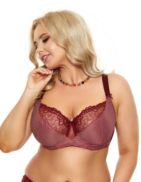 Bra soft Nessa Moly claret