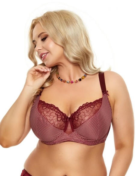 Bra soft Nessa Moly claret