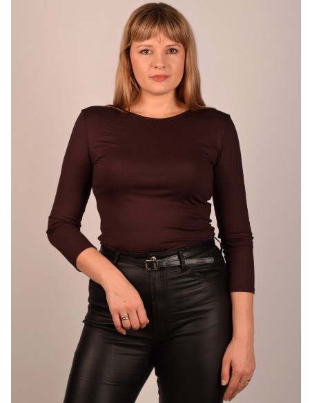 Bluzka damska rękaw 3/4 Babell Manati z miękkiej wiskozy