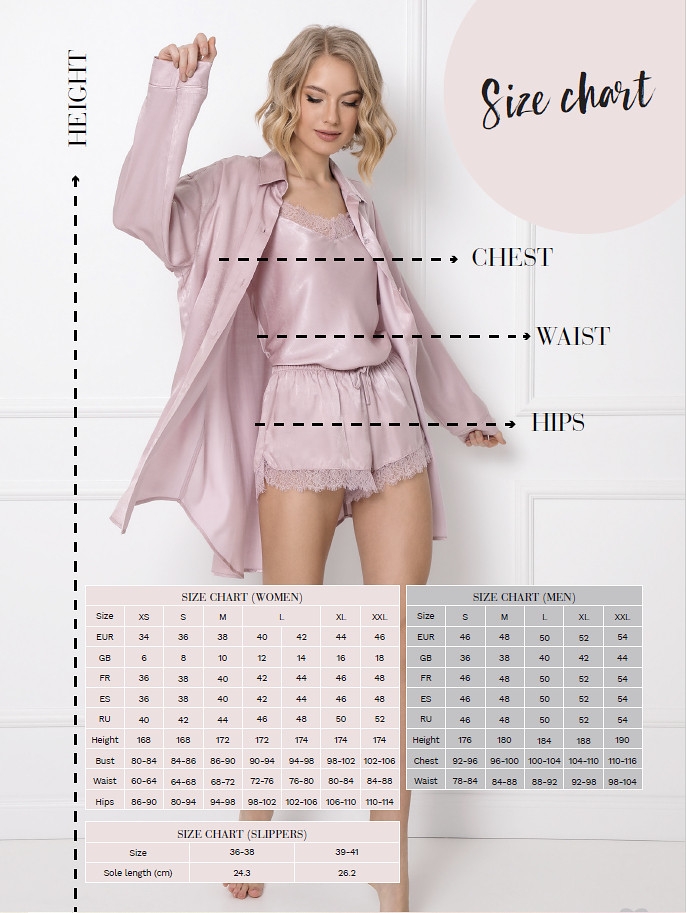 Aruelle size chart