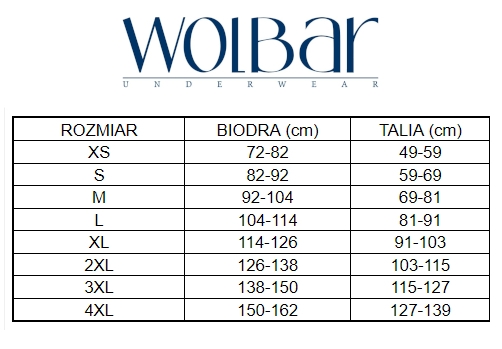 tabela rozmiarów Wolbar